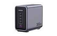 Зарядное устройство UGREEN CD333 (90903B) 300W Nexode 5-Port PD GaN Fast Desktop Charger EU серый