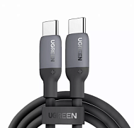 Кабель UGREEN US563 2м черный USB-C to USB-C Silicone Fast Charging Cable