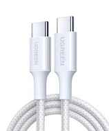 Кабель UGREEN L502 (35220) 1m White 100W USB-C to USB-C PD Fast Charging Braided Cable 5A Max