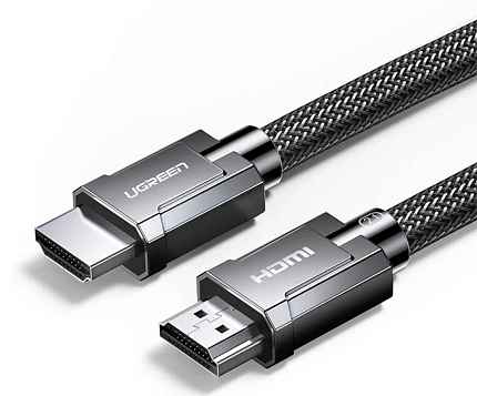 Кабель UGREEN HD135 (70321) 2 м 8K HDMI 2.1 Male To Male Cable. Цвет: серый