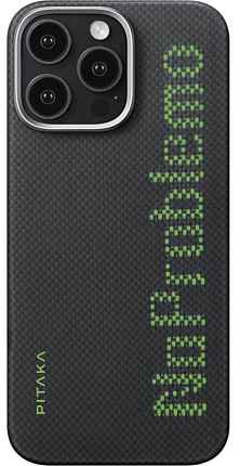 Чехол Pitaka KI1601NO для iPhone 16 Pro NoProblemo Tactile Woven 6.9 кевлар