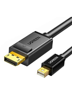 Кабель UGREEN MD105 (10477) 1,5 м черный Mini DP to DP Cable