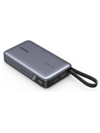 Внешний аккумулятор UGREEN PB550 (55996B) 20000mAh 67W серый космос with Built-in Cable