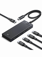 Хаб UGREEN CM806 (55334) 5-in-1 USB-C 10Gbps To 4xUSB-C 3.2 Hub With PD. Цвет: черный