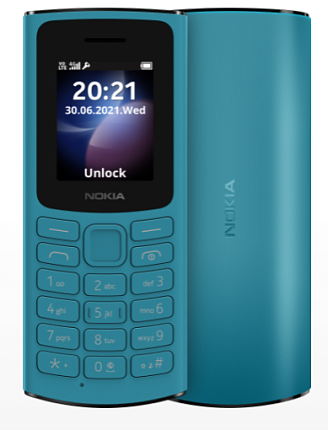 Мобильный телефон Nokia 105 DS TA-1557 Cyan