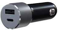 Автомобильное зарядное устройство Satechi 72W Type-C PD Car Charger серый космос