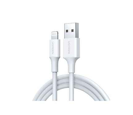 Кабель UGREEN US155 (80315) USB-A Male to Lightning Male Cable Nickel Plating ABS Shell. Длина: 1,5м