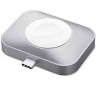 Беспроводное зарядное устройство 2-в-1 Satechi для Apple Watch и Apple AirPods. Цвет: серый космос
