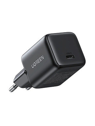 Зарядное устройство UGREEN X513 (65007) 30W черный USB-C GaN Fast Charger EU