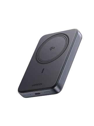 Внешний аккумулятор UGREEN PB763 (55135B) 10000 mAh Magnetic Wireless Qi2. Цвет: серый космос