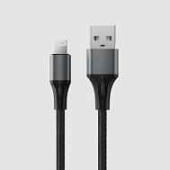 Кабель Accesstyle AL24-F200M USB Lightning 2м Black