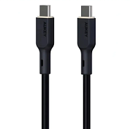 Кабель Aukey SCC141 1m black USB-C - USB-C Silicone 140W