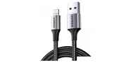Кабель UGREEN US199 (60158) 2 м черный USB-A to Lightning