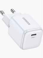 Зарядное устройство UGREEN CD319 (15326) 30W Nexode Mini USB-C PD GaN Fast Charger White