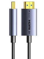 Кабель UGREEN HD183 (55504) 10м темно-серый 8K HDMI Fiber Optic Cable Male to Male Aluminum Shell