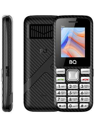 Мобильный телефон BQ 1860 Gem Black (чёрный) (без СЗУ в комплекте)