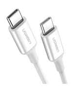 Кабель UGREEN US264 2 m White USB-C 2.0 Male To USB-C 2.0 Male 3A Data Cable