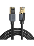 Кабель UGREEN NW343 (95932) 1м черно-серый Cat8 F/FTP Ethernet Cable