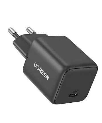 Зарядное устройство UGREEN X512 (55528) 20W Mini USB-C GaN Fast Charger EU. Цвет: серый