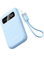 Внешний аккумулятор UGREEN CD384 (45423B) 10000mAh Mini Quick Charging 20W Power Bank. Цвет: синий