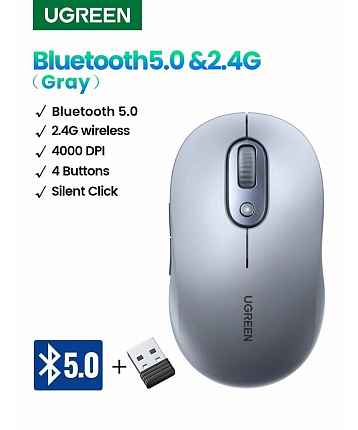 картинка UGREEN M556 (75129) Multi-mode Wireless Mouse от магазина MIX MOBILE-
