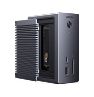 Док-станция UGREEN CM923 (55735) 10-in-1 Docking Station. Цвет: серый