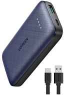 Внешний аккумулятор UGREEN PB163 20000mAh Power Bank PD 20W  со встроенным кабелем Lightning синий