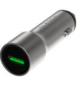 АЗУ Maxvi CCM-M241 2A, 1USB, удлиненный корпус. цвет: metallic silver