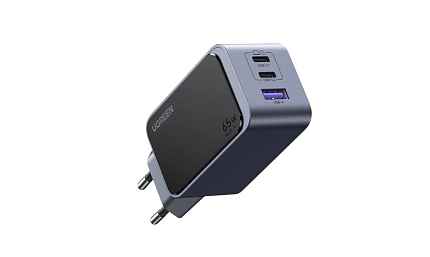 Зарядное устройство UGREEN X553 (35042) 65W Nexode S USB-A+2*USB-C GaN Tech Fast Charger EU серый