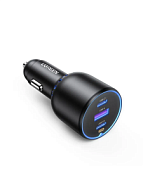 АЗУ UGREEN CD293 (90413) 2*USB-C PD+USB-A 130W Fast Car Charger. Цвет: черный