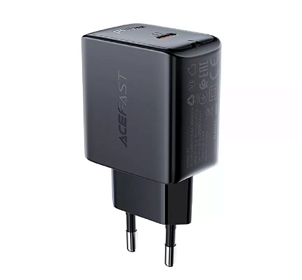 СЗУ ACEFAST A1 PD20W черный single USB-C charger (RU)