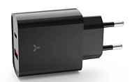 СЗУ Accesstyle Crystal 20W USB-A Type-C Black