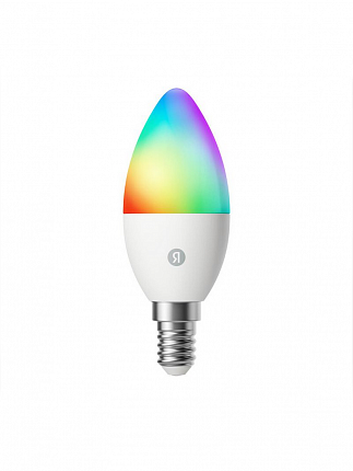 картинка Яндекс, Е14, RGB, 520 Лм, Matter over WiFi от магазина MIX MOBILE-