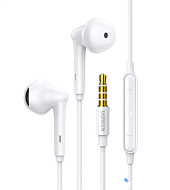Наушники проводные UGREEN EP101 Wired Earphones with 3.5mm Plug белый