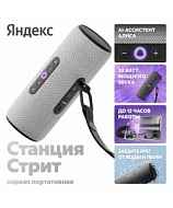 Умная колонка Яндекс.Станция Стрит с Алисой серый