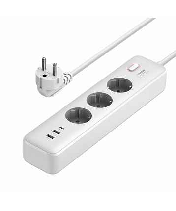 UGREEN CD286 (25357) 30W 3xAC 3xUSB