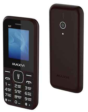 Мобильный телефон Maxvi C27 Brown