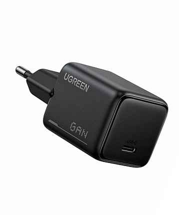 Зарядное устройство UGREEN X517 (65736) 25W черный USB-C GaN Fast Charger EU