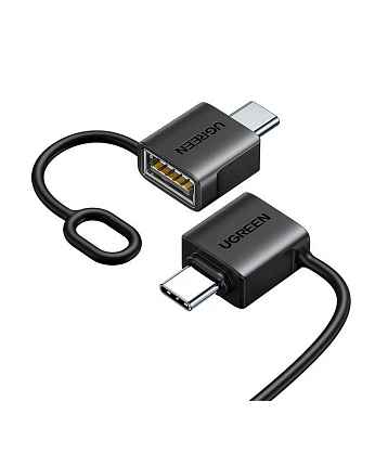 Адаптер UGREEN LS503 (65560) USB-C Male to USB-A Female Adapter 2шт Black
