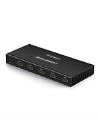 Разветвитель UGREEN (40202EU) HDMI Splitter 1 In 4 Out EU. Цвет: черный