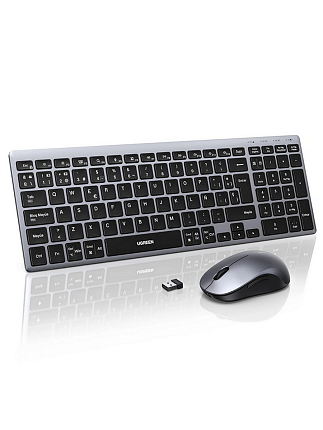Беспроводная клавиатура и мышка UGREEN MK552 (85513RU) Multi-Mode BT&2.4G Wireless Keyboard and Mous