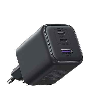 Зарядное устройство UGREEN X527 (65156B) серый 45W 3-Port USB-A+2-USB-C GaN Fast Charger EU