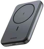Внешний аккумулятор UGREEN PB560 (25866) 5000mAh Magnetic Wireless Power Bank. Цвет: серый