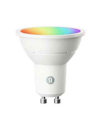 Лампа светодиодная Яндекс, GU10, RGB, 520 Лм, Matter over Wi-Fi YNDX-00559