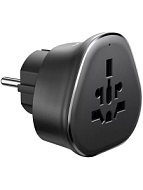 Сетевой адаптер UGREEN S500 (95050) Universal Travel Adapter with Schuko Plug серый