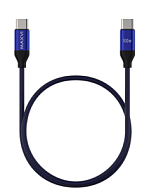 Кабель Maxvi MCw-100TT blue Type-C Type-C