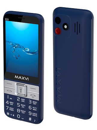 Мобильный телефон Maxvi B33 Blue