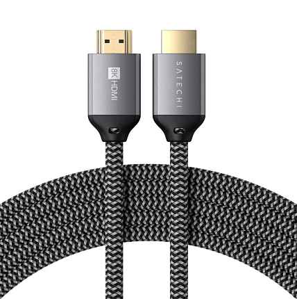 Кабель Satechi 8K ULTRA HD HDMI 2.1 Cable 2 м серый космос.