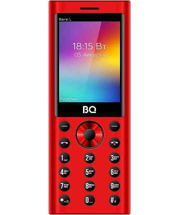 Мобильный телефон BQ 2458 Barrel L Red+Black