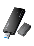 Двухдиапазонный USB-адаптер UGREEN CM499 (65225) AX1800 Dual-Band Wireless Adapter (Wi-Fi 6) черный